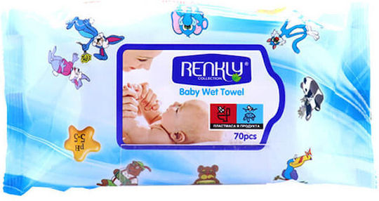Renkli Babytücher ohne Alkohol 70Stk