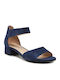 Suede Πέδιλα Navy Μπλε