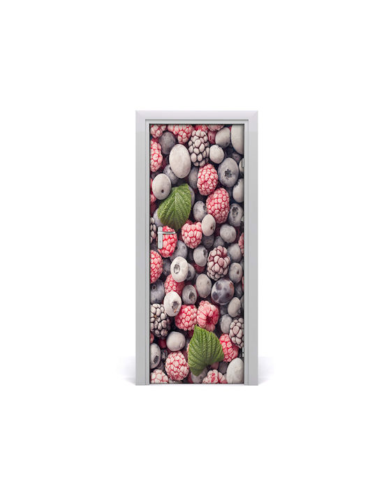 Autocolant Decorativ Ușa Frozen Fruits 85x205buc Tulup