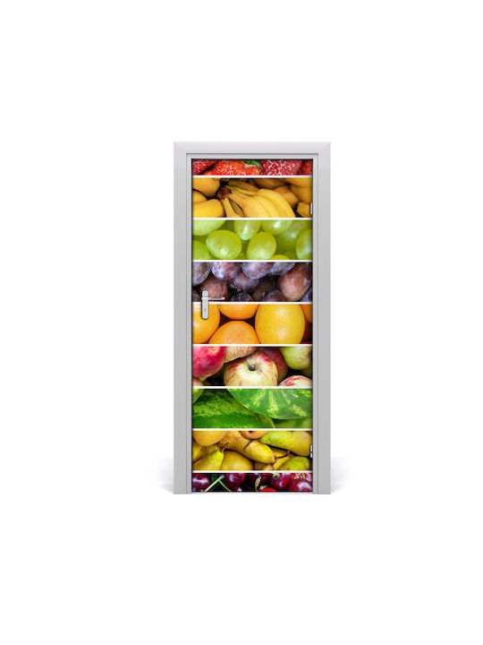 Dekorativer Aufkleber Tür Colorful Fruits doorsticker-f-69288644 95x205cm Tulup