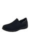 Leder Damen Mokassins in Schwarz Farbe