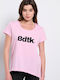 BodyTalk Γυναικείο Αθλητικό T-shirt Ροζ