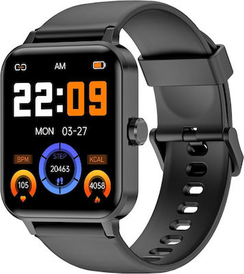 BlackView R30 Smartwatch mit Pulsmesser (Schwarz)