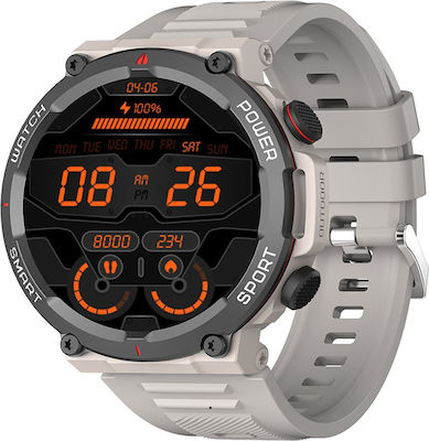 BlackView W50 47mm Smartwatch με Παλμογράφο (Γκρι)