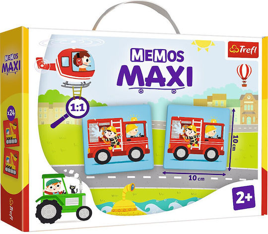 Joc de Societate Memos Maxi Vehicles 2+ Ani (EN) Trefl