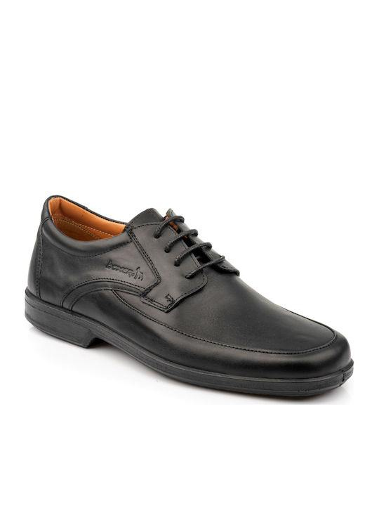 Boxer Men's Leather Casual Shoes Black