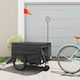 Vidaxl Bicycle Trailer Black 45 Kg Iron