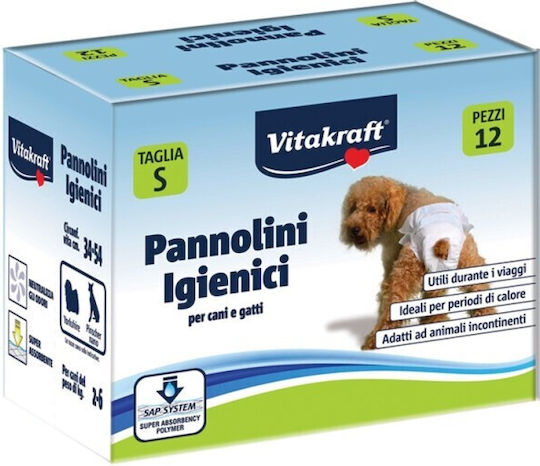 Vitakraft Pannolini Hundewindeln Klein 12Stück