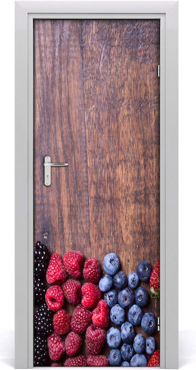 Dekorativer Aufkleber Tür Forest Fruits 1Stück doorsticker-f-89347175 75x205cm Tulup