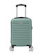 Quasar Line Kabinenreisekoffer Hartschalen Turquoise mit 4 Räder Höhe 40cm