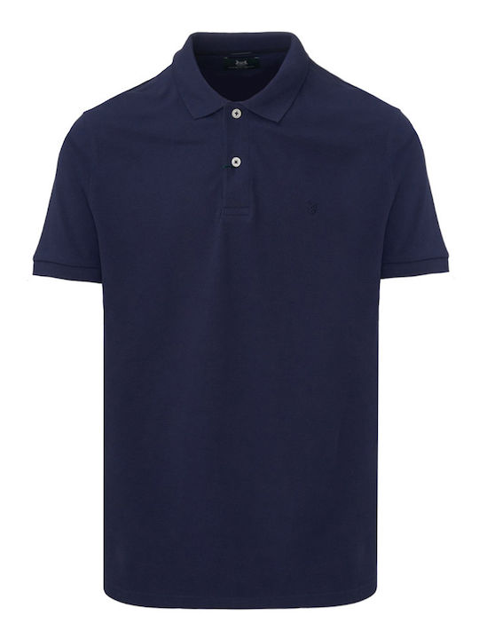The Bostonians Ανδρικό T-shirt Κοντομάνικο Polo Σκούρο Μπλε