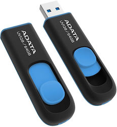 Adata Dashdrive Uv128 64GB USB 2.0 Μαύρο
