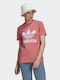 Adidas Adicolor Classics Trefoil Damen Sportlich T-shirt Rosa