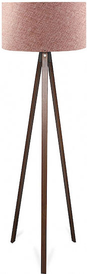 Megapap Rosling Lampa de podea Î140xL38cm. cu Soclu pentru Bec E27 Roz