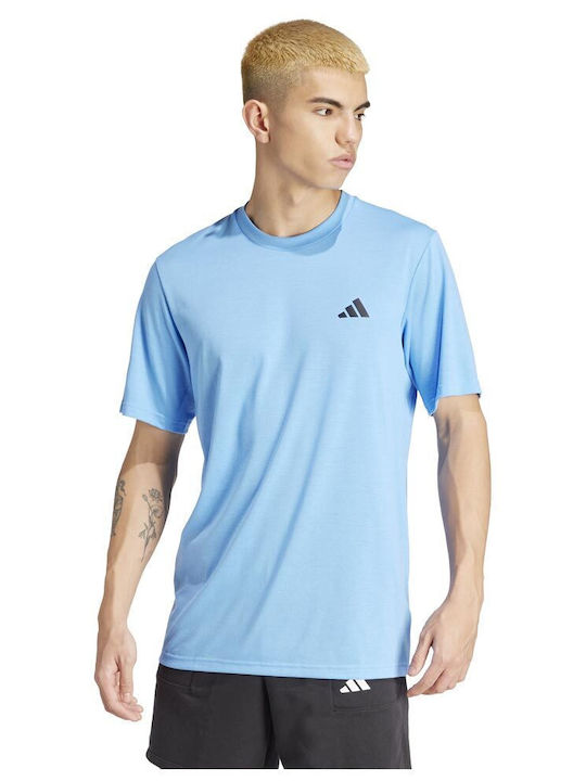 Adidas Train-essentials Comfort Herren T-Shirt Kurzarm Hellblau