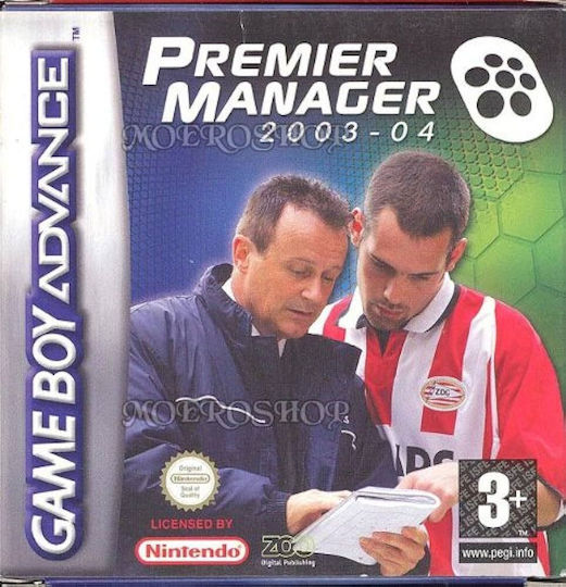 Premier Manager 2003-04 Game Boy Advance Game (Used)