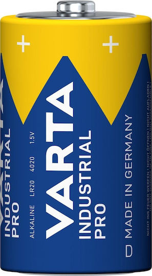 Varta Industrial Pro Алкална Батерия D 1.5V 1бр