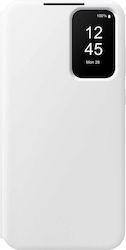 Samsung Smart View Brieftasche Synthetisches Leder / Kunststoff Weiß (Galaxy A55)