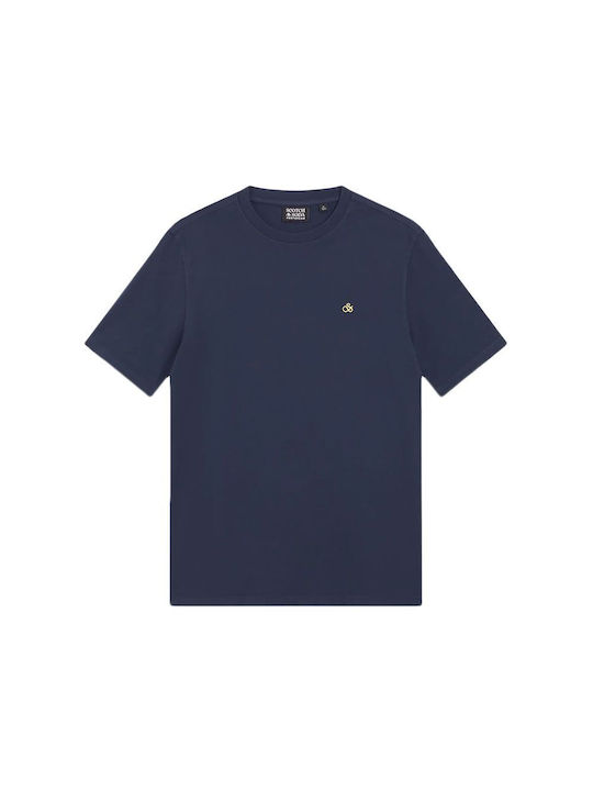 Scotch & Soda Men's Short Sleeve T-shirt Navy Blue