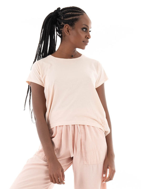 Deha pentru Femei Crop Top Light Salmon