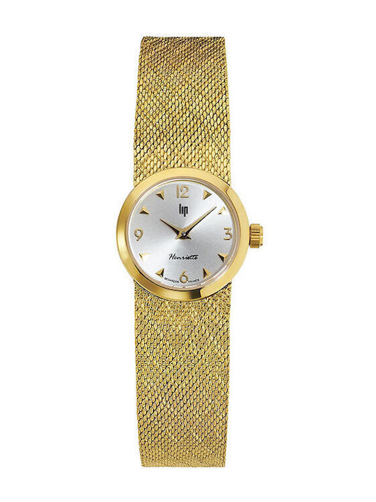 Lip Watches Women's Watch with Gold / Gold Metal Bracelet