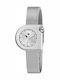 Lip Watches Γυναικείο Ρολόι Μπαταρίας με Ασημί Μεταλλικό Μπρασελέ