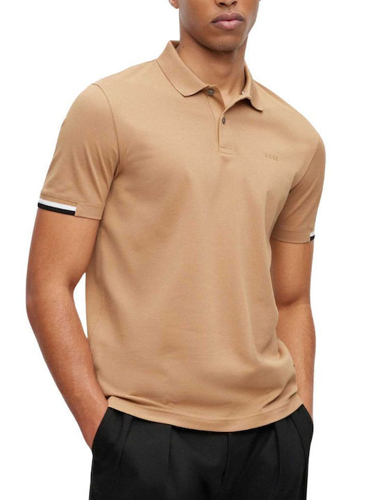 Hugo Boss Bluza Bărbătească Polo Maro