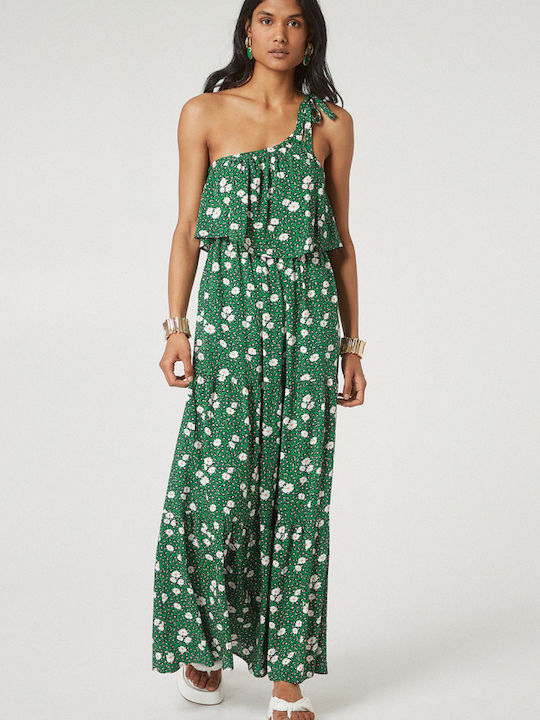 BSB Maxi Dress with Ruffle Green