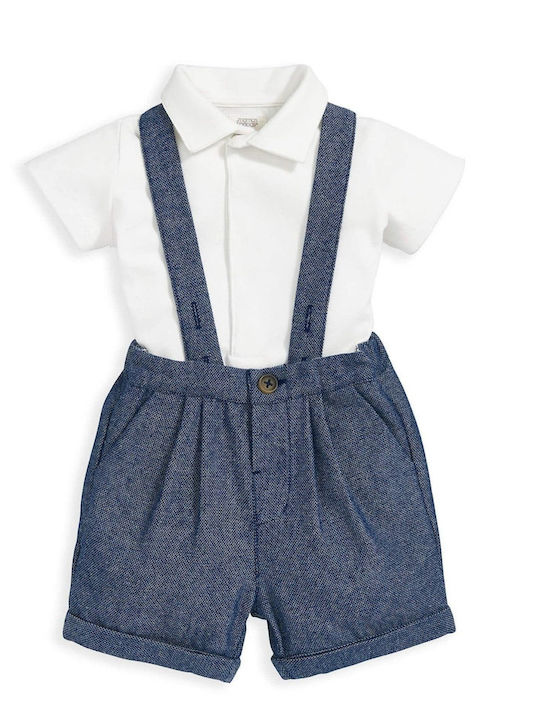 Mamas & Papas Kids Set with Shorts Summer 2pcs Blue