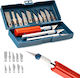 Rosfix Set de cuțite pliante cu Plastic Corp