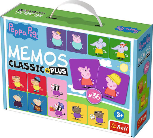 Board Game Memos Classic & Plus Peppa Pig 3+ Years Old (EN) Trefl