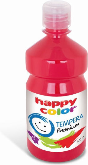 Happy Color Tempera Paints Red 500ml 1pcs