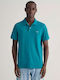 Gant Herren Shirt Polo Turquoise