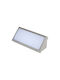 V-TAC Wall-Mounted Outdoor Ceiling Light LED IP65 12W with Warm White Light 26.5x12x8.1εκ.