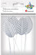 Titanum Dekoratives Element für DIY-Bastelprojekte Gray 10Stück 3x5cm.
