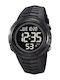 Skmei Digital Men's Watch 48mm Chronograph Battery with Black Rubber Strap