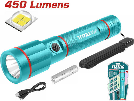 Total Lanternă LED cu Luminozitate Maximă 450lm
