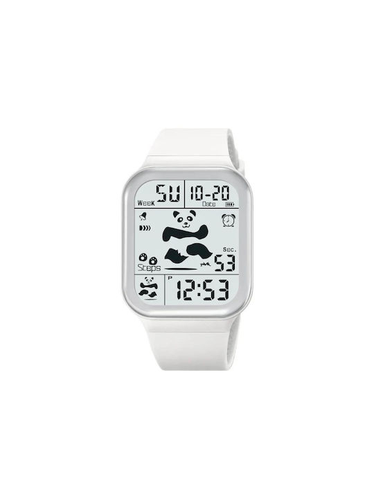 Skmei Digital Watch Chronograph Battery in White Color