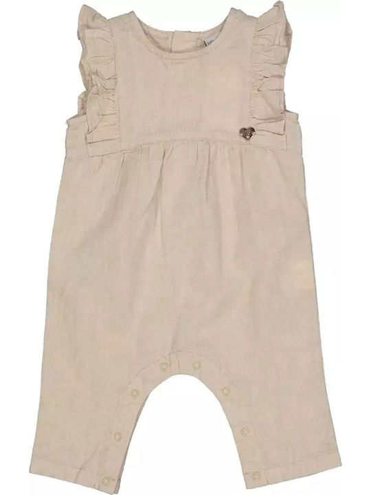 Birba Trybeyond Babystrampler Ärmellos Beige