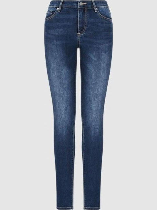 Γυναικείο Jean Παντελόνι σε Super Skinny Εφαρμογή Navy Blue