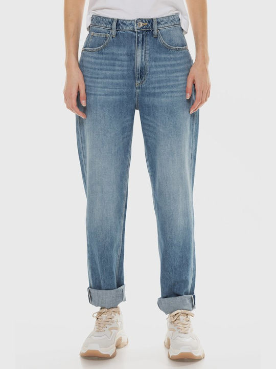 Guess High Waist Women's Jean Trousers in Mom Fit