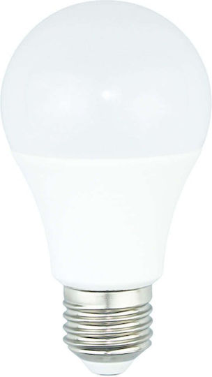 Aca LED-Lampe 9W 112mm für Fassung E27 und Form A60 Warmes Weiß 950lm mit Fotokontrolle