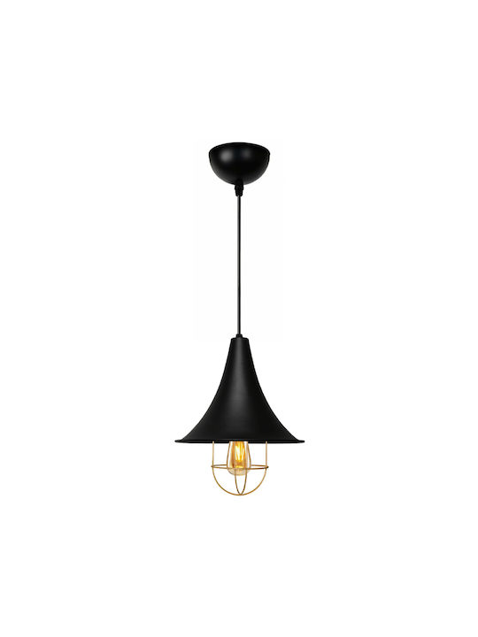 Megapap Pendant Light Single-Light for Socket E27 Black