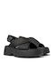 Γυναικεία Σανδάλια Flatforms Μαύρα