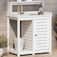 Gardening Table Shelves 82,5x50x109,5 cm Solid ...