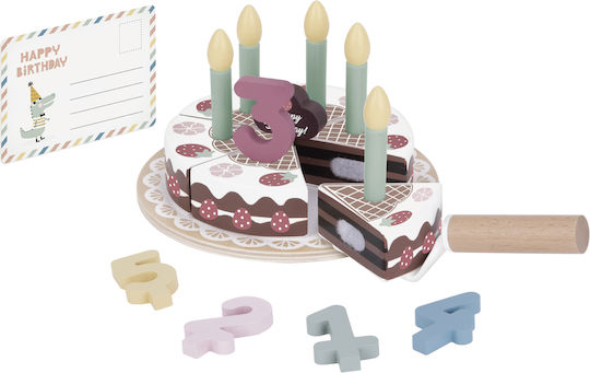Tooky Toys Παιχνίδια Γλυκά από Ξύλο για 3+ Ετών 6τμχ