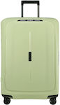 Samsonite Essens Spinner Large Travel Suitcase Pistachio Green with 4 Wheels Height 75cm