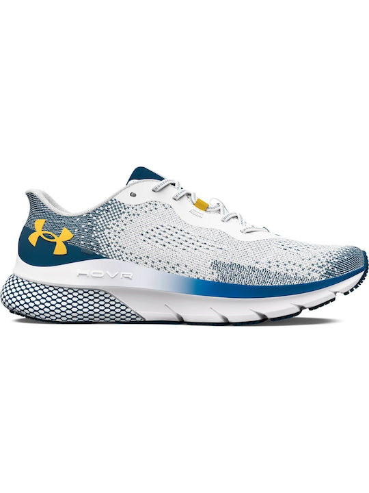 Under Armour Ua Hovr Turbulence 2 Men's Running Sport Shoes White / Blue