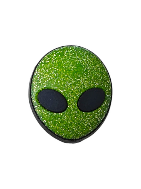Crocs Shoe Decoration Accessory Alien Head Glitter
