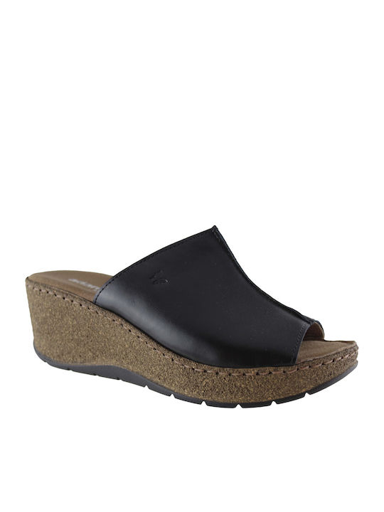 Flex Women's Platforms in Style Slippers Black